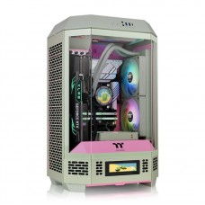 CAJA THERMALTAKE THE TOWER T300 M-ATX 2XUSB 3.0 SIN FUENTE VERDE MATCHA