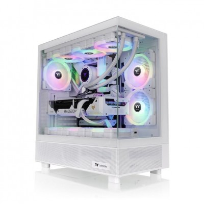 CAJA THERMALTAKE VIEW 270 TG ARGB SNOW ATX 2XUSB 3.2 SIN FUENTE BLANCO