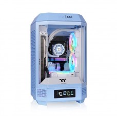 CAJA GAMING THERMALTAKE MINI-ITX TOWER 250 2XVENT 120MM AZUL HYDRANGEA SNFUENTEÂ