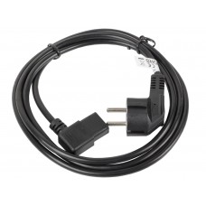 CABLE DE ALIMENTACION LANBERG SCHUKO CEE 7/7 A IEC320 C13 ACODADO 3M