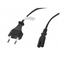 CABLE LANBERG DE ALIMENTACION OCHO CEE 7/16 A IEC320 C7  NEGRO 3M