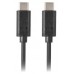 CABLE LANBERG USB C 3.1 GEN 1 MACHO/MACHO 0.5M NEGRO