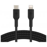 CABLE BELKIN CAA004BT1MBK USB-C A LIGHTNING TRENZADO