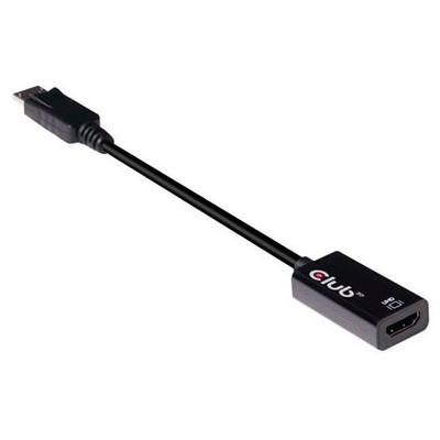 ADAPTADOR CLUB 3D ACTIVO DISPLAYPORT 1.4 A HDMI 2.0B (Espera 4 dias)-SX13 ADAPTADOR CLUB 3D ACTIVO DISPLAYPORT 1.4 A HDMI 2.0B (Espera 4 dias)