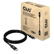 CABLE USB4 CLUB 3D CERTIFICADO TYPE-C 4K60HZ DATA (Espera 4 dias)