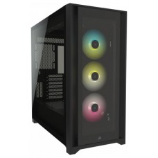 CAJA ATX SEMITORRE CORSAIR iCUE 5000X RGB CRISTAL