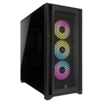 CAJA SEMITORRE ATX 5000D RGB AIRFLOW TG BLACK CORSAIR (Espera 4 dias)