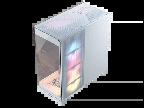 Corsair 4500X LX-R RGB Tempered Glass Mid-Tower, White Midi Tower Blanco (Espera 4 dias)