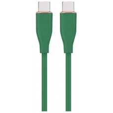 CABLE DE CARGA Y DATOS GEMBIRD (PD) TIPO-C SILICONA ALTA CALIDAD 1,5M VERDE