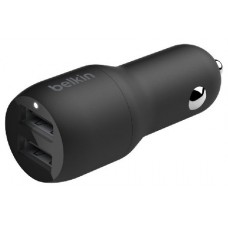 CARGADOR DE COCHE BELKIN CCB001BTBK DOBLE USB-A 24W