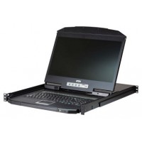 Aten CL3116 consola de rack 47 cm (18.5") 1366 x 768 Pixeles Metal, De plástico Negro 1U (Espera 4 dias)