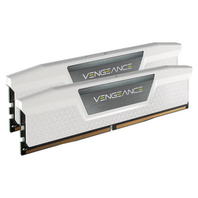 MEMORIA CORSAIR DDR5 32GB 2X16GB PC6000 VENGEANCE BLANCA CMK32GX5M2D6000Z39 (Espera 4 dias)