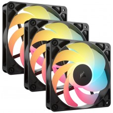 VENTILADOR AUXILIAR RS120R A-RGB 120MM BLACK TRIPLE PACK CORSAIR (Espera 4 dias)