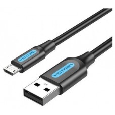 CABLE USB 2.0 A MICRO USB 0.5 M NEGRO VENTION (Espera 4 dias)