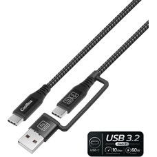 CABLE USB COOLBOX USB-C+A - USB-C 3.2 + CARGA RAPIDA (Espera 4 dias)-SX2 CABLE USB COOLBOX USB-C+A - USB-C 3.2 + CARGA RAPIDA (Espera 4 dias)