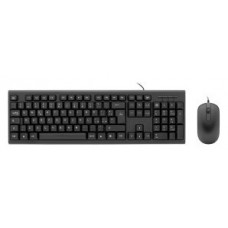 TECLADO Y MOUSE COOLBOX COLOR NEGRO RESISTENTE A