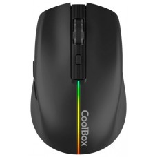 RATON COOLBOX INALAMBRICO GAMING W01 BLACK RECARGABLE