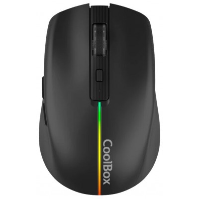 RATON COOLBOX INALAMBRICO GAMING W01 BLACK RECARGABLE