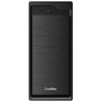 CAJA SEMITORRE ATX F800 FA/500GR NEGRO COOLBOX (Espera 4 dias)