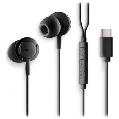 AURICULARES NGS CROSS STEP BK