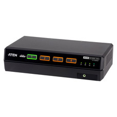 ATEN Conmutador KVM universal seguro de 4 puertos USB 5K DisplayPort/HDMI con doble monitor (compatible con PSD PP v4.0) (Espera 4 dias)