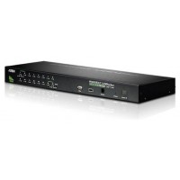 ATEN Switch KVM VGA PS/2-USB de 16 puertos con puerto para conexión en cadena y periféricos USB (Espera 4 dias)