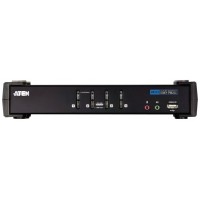 Aten CS1764A interruptor KVM Negro (Espera 4 dias)-91SX Aten CS1764A interruptor KVM Negro (Espera 4 dias)