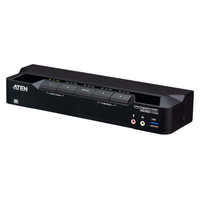 ATEN Conmutador KVMP™ de 4 puertos USB 3.0 y DisplayPort 8K (cables incluidos) (Espera 4 dias)-201SX ATEN Conmutador KVMP™ de 4 puertos USB 3.0 y DisplayPort 8K (cables incluidos) (Espera 4 dias)
