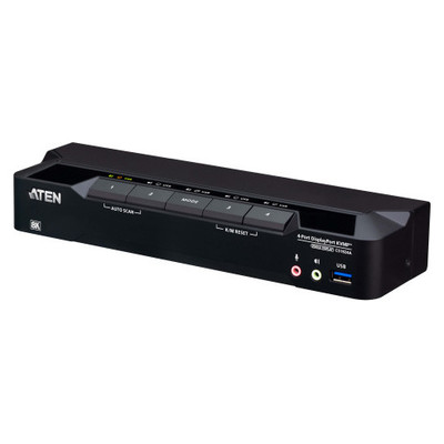 ATEN Conmutador KVMP™ de 4 puertos USB 3.0 y DisplayPort 8K (cables incluidos) (Espera 4 dias)-SX201 ATEN Conmutador KVMP™ de 4 puertos USB 3.0 y DisplayPort 8K (cables incluidos) (Espera 4 dias)