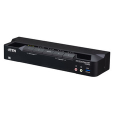 ATEN Conmutador KVMP™ de 4 puertos USB 3.0, DisplayPort 8K y doble monitor (cables incluidos) (Espera 4 dias)-SX369 ATEN Conmutador KVMP™ de 4 puertos USB 3.0, DisplayPort 8K y doble monitor (cables incluidos) (Espera 4 dias)