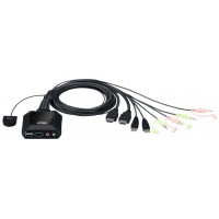 Aten CS22H interruptor KVM Negro (Espera 4 dias)