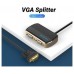 DIVISOR VGA CON ALIMENTACION EXTERNA VGA/M A 2xVGA/H 1 M NEGRO VENTION (Espera 4 dias)