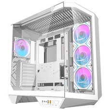 CAJA SEMITORRE ATX DY470 RGB BLANCO DARKFLASH (Espera 4 dias)