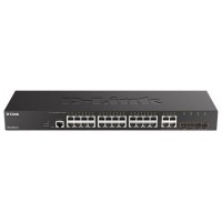 D-LINK SWITCH 24 PUERTOS 10/100/1Gbit w/4 Combo 1000BaseT/SFP (Espera 4 dias)