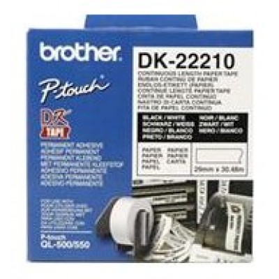 BROTHER CINTA DE PAPEL CONTINUO BLANCO, 29MM X 30,48M  (DK22 (Espera 4 dias)