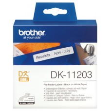 Brother Etiquetas DK11203 Carpetas 17x87 mm 300 ud