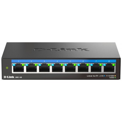 SWITCH NO GESTIONABLE DLINK DMS-108 8P MULTIGIGABIT