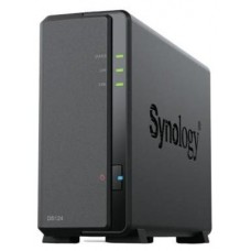 NAS SYNOLOGY 1 BAY DS124 1GB 2 x USB 3.2 1 x RJ45 GIGA (Espera 4 dias)