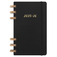 AGENDA 12M 2026 ESPIRAL ACADEMICA L (13 X 21 CM) NEGRA TAPA BLANDA MOLESKINE DSSPB12AMWH3Y26 (Espera 4 dias)