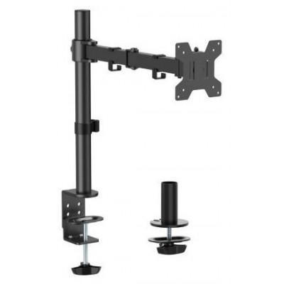 AISENS - SOPORTE DE MESA ECO GIRATORIO E INCLINABLE PARA MONITOR/TV 10KG (3 PIVOTES, 1 BRAZO) DE 17-32, NEGRO