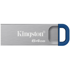 Kingston Technology DataTraveler 64GB ® Kyson, USB 3.2 Gen 1 metálico, 220 MB/s (Espera 4 dias)-SX3 Kingston Technology DataTraveler 64GB ® Kyson, USB 3.2 Gen 1 metálico, 220 MB/s (Espera 4 dias)