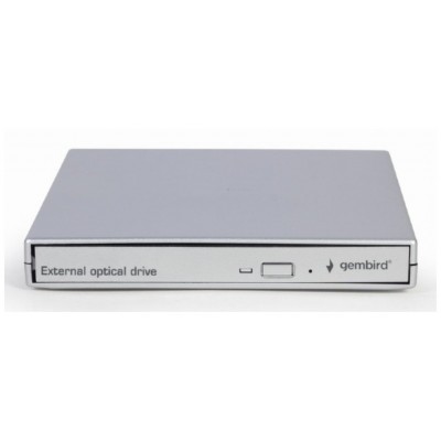 UNIDAD DE DVD USB EXTERNA GEMBIRD PLATA