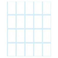 PAQUETE 10 HOJAS ETIQUETAS BLANCAS EN SOBRE-36X22 MM TICO E-3622 (Espera 4 dias)