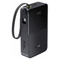 OS-BASEUS ENERFILL FC51 BIPOW2 PRO DIGITAL DISPLAY POWER BANK WITH BUILT-IN CABLE 20000MAH 22.5W COSMIC BLACK (Espera 4 dias)