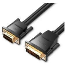 CONVERSOR DVI-D/M A VGA/M 1.5 M NEGRO VENTION (Espera 4 dias)