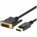 Ewent EC1443 adaptador de cable de v&iacute;deo 5 m DisplayPort DVI-D Negro (Espera 4 dias)