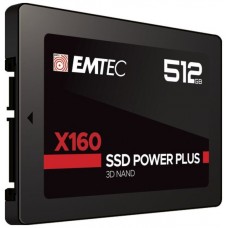 SSD 2.5" 512GB EMTEC X160 3D NAND SATA3 BULK (500) (Espera 4 dias)