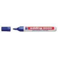 MARCADOR PERMANENTE PUNTA REDONDA 1.5-3MM 3000 AZUL EDDING 3000-03 (MIN10) (Espera 4 dias)