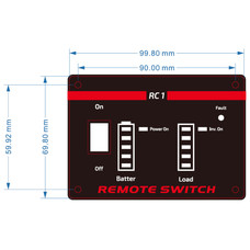 PANEL CONTROL REMOTO GEMBIRD PARA EG-PWC-PS INVERSORES-SX6 PANEL CONTROL REMOTO GEMBIRD PARA EG-PWC-PS INVERSORES