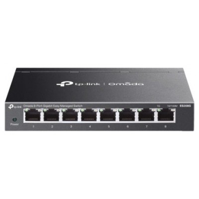 TP-Link ES208G switch Gestionado Gigabit Ethernet (10/100/1000) Negro (Espera 4 dias)